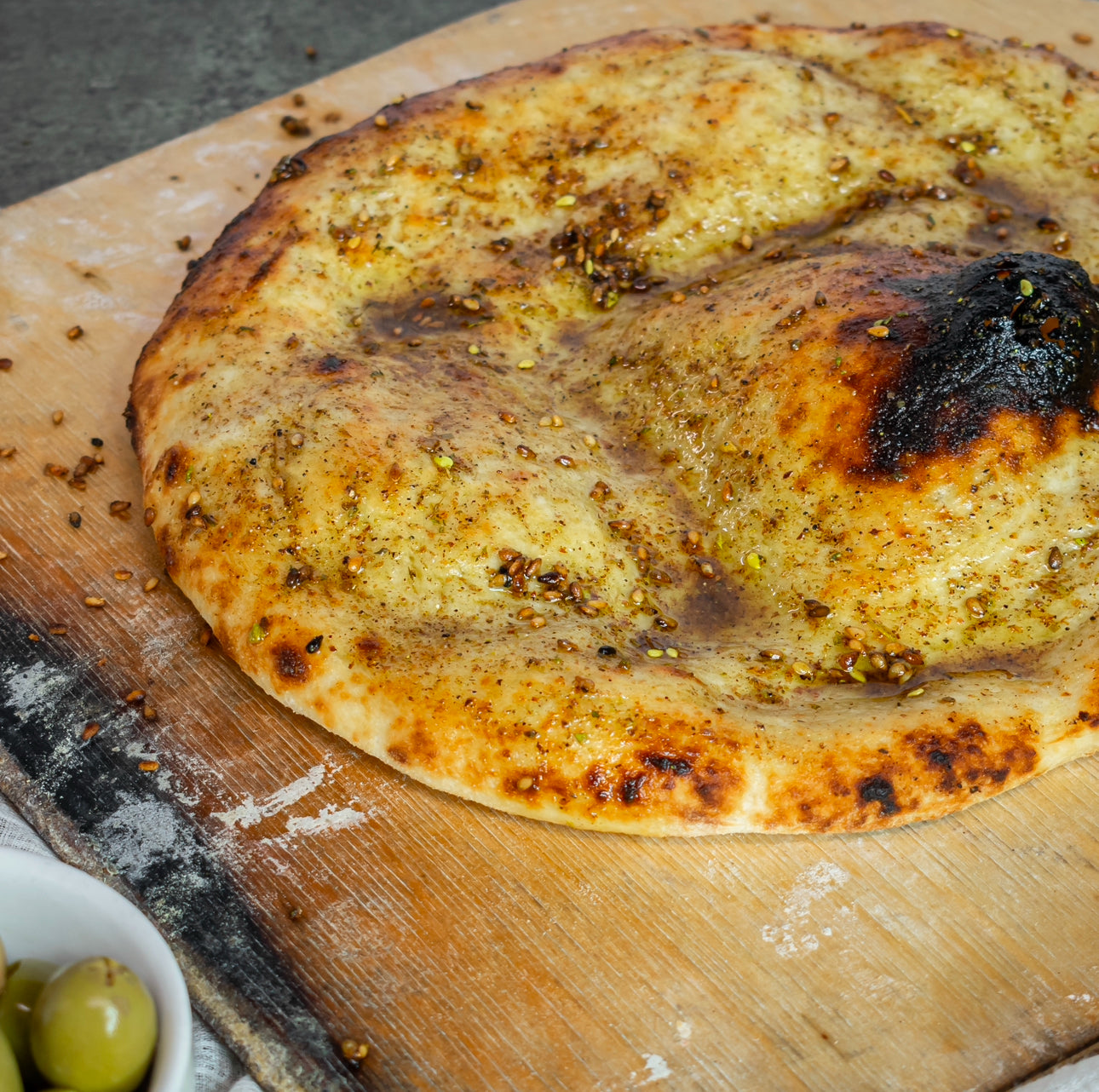 Zaatar flatbread