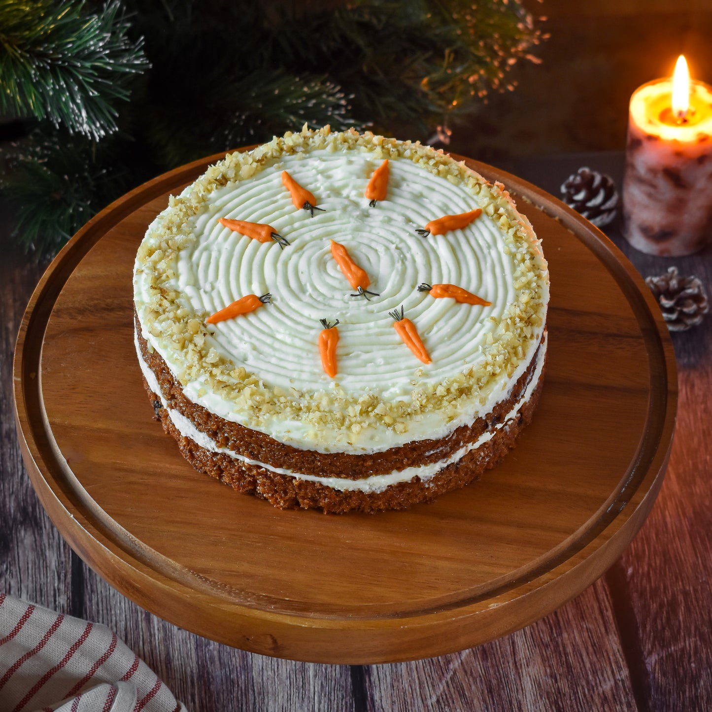 Sourdough Carrot & Walnut Cake
