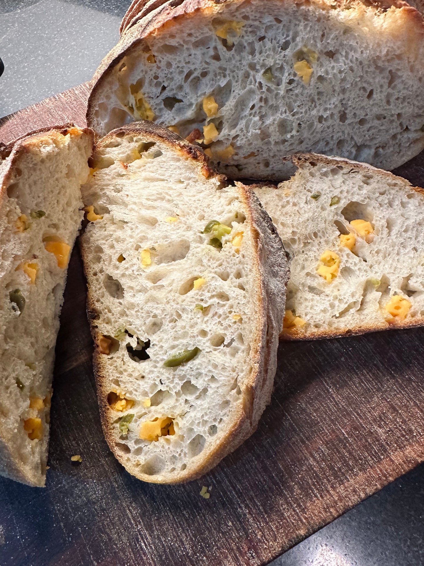 Jalapeño cheddar Sourdough