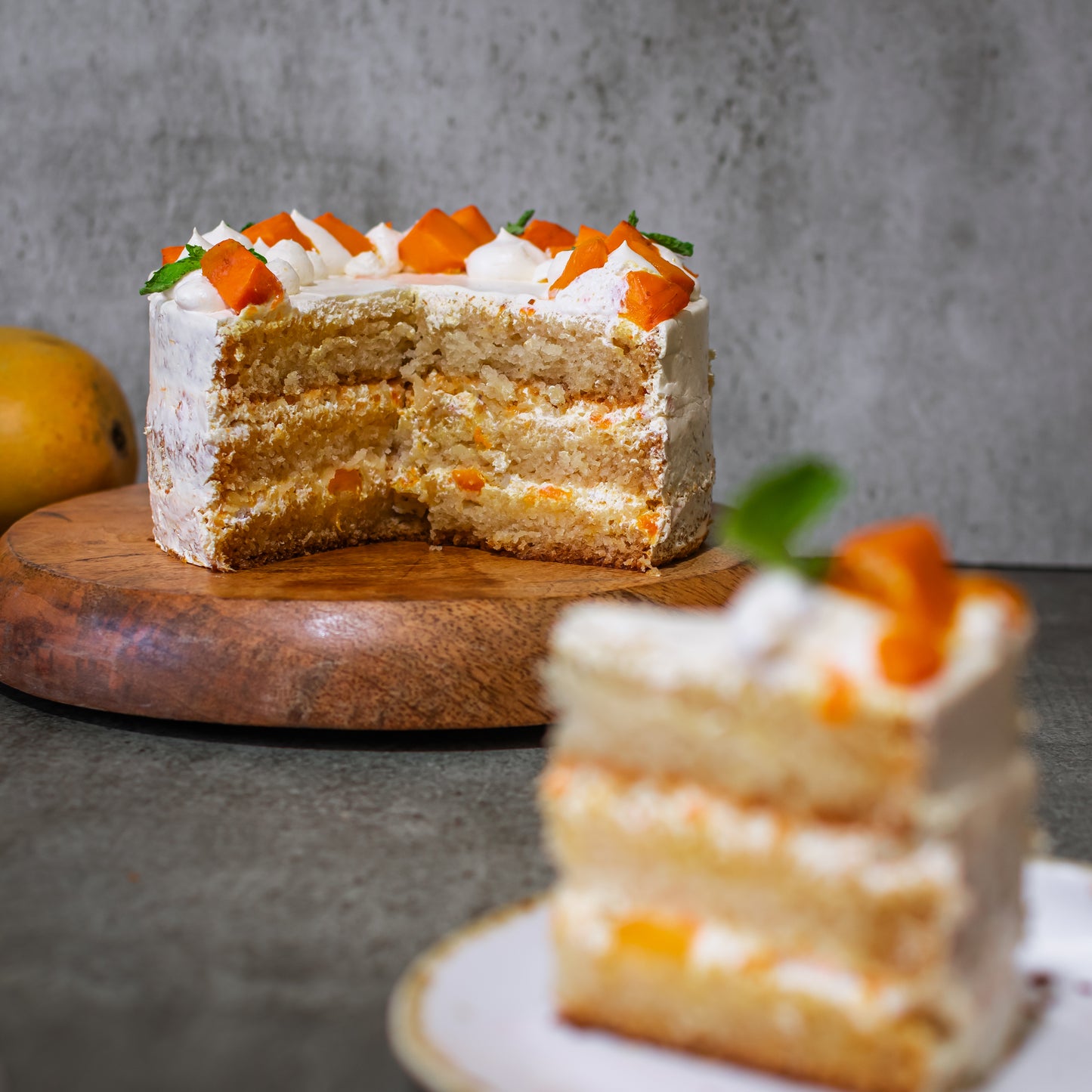 Mango Cream Delight (Eggless)