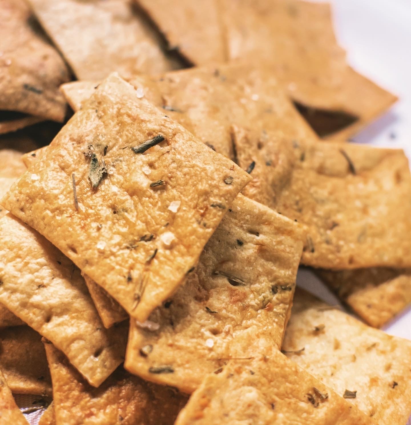 Sourdough crackers , biscotti , scones & Galettes