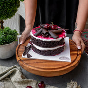 Dark Forest Cherry Cake by Weirdough
