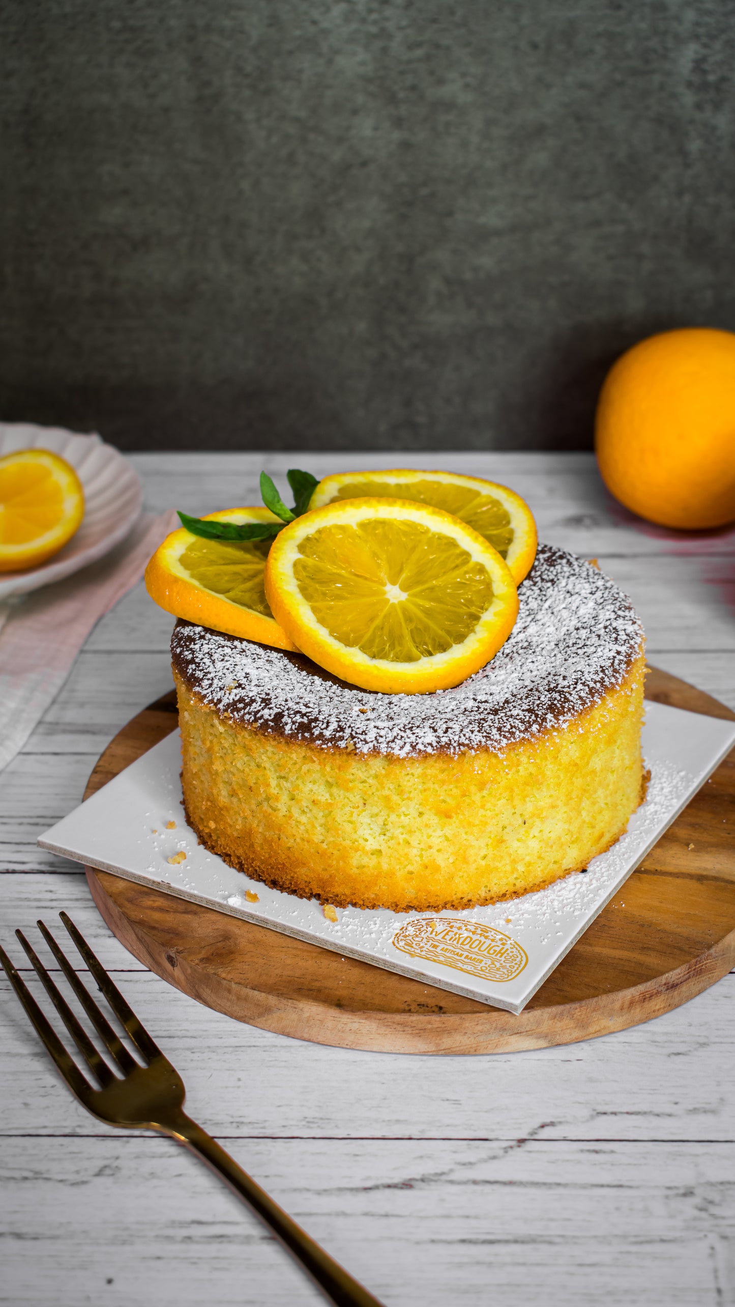 Flourless orange cake