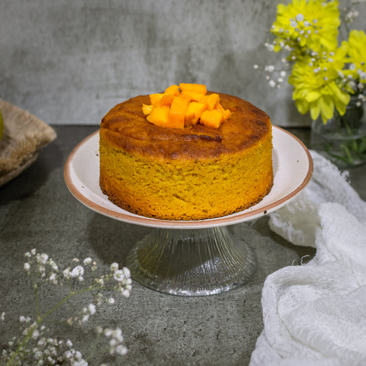 Mango flourless Cake