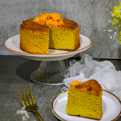 Mango flourless Cake