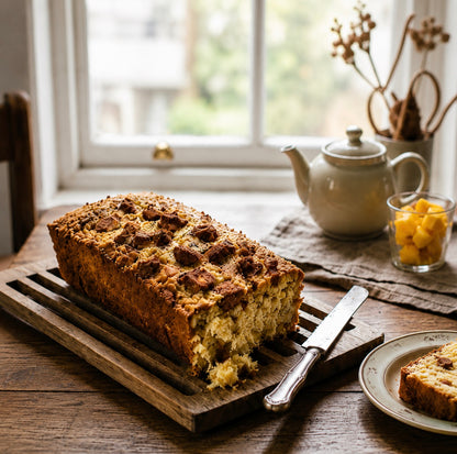 Gluten free Apple cinnamon tea cake by Weirdough