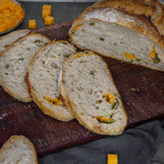 Jalapeño cheddar sourdough pan india