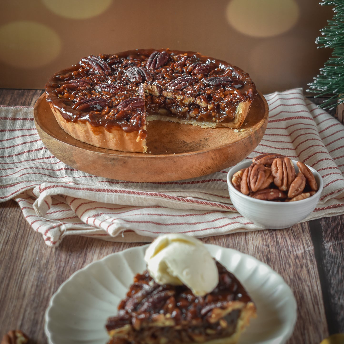 Sourdough Pecan Tart