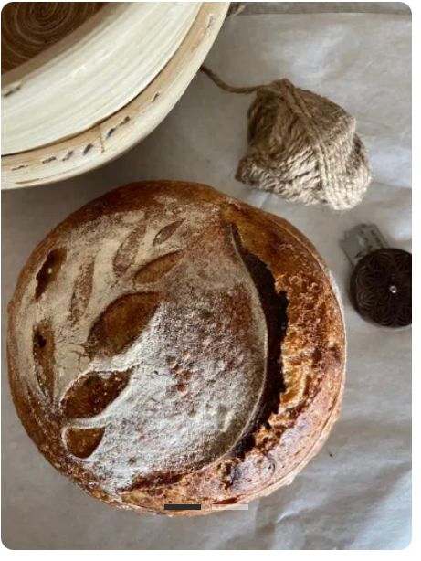 Rustic whole wheat sourdough pan india
