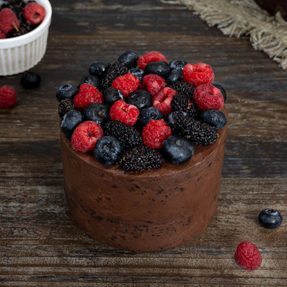 Summer  Berry Cake (Eggless)