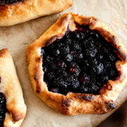 Blueberry galette