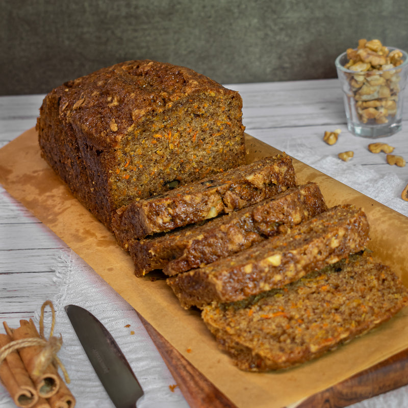 Carrot walnut sourdough tea cake by Weirdough