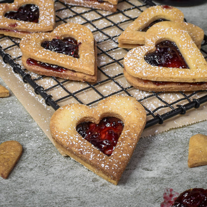 Heart Jammies – Eggless Jam-Filled Butter Cookies (Box of 10)