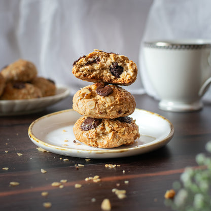 Sourdough Oatmeal & Chocolate chip Cookies