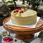Rasberry Pistachio cake