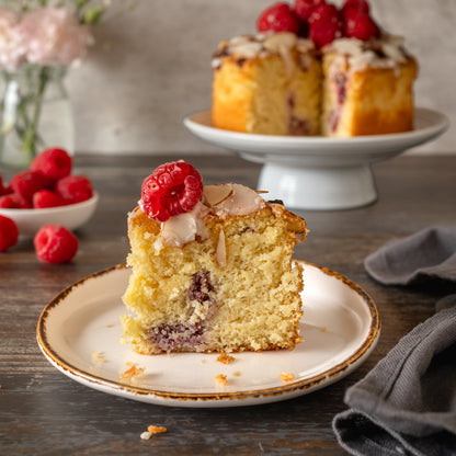 Raspberry Flourless Almond Torte