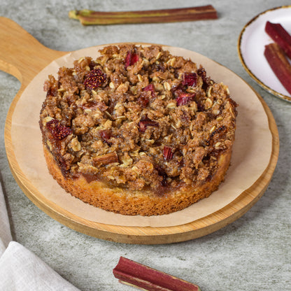 Gluten-Free Rhubarb Crumble – Eggless (5 inch)