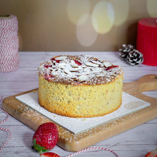 Strawberry Almond Cake