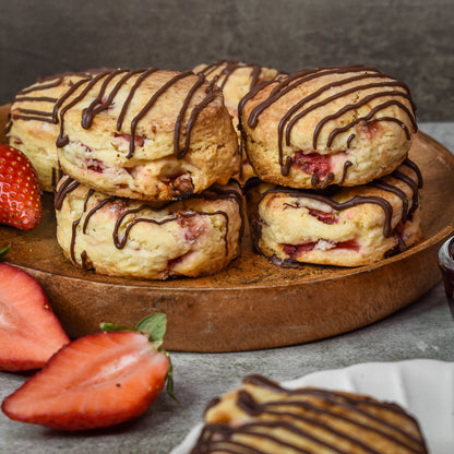 Sourdough Strawberry Scones (Box of 6 )