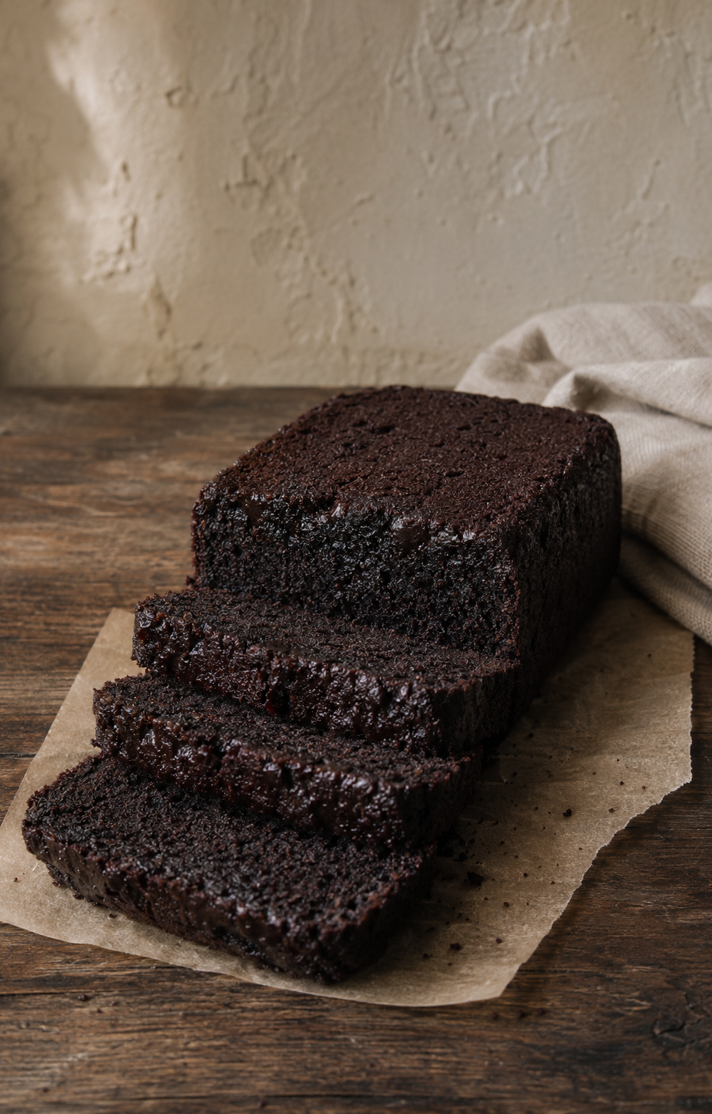 Zucchini chocolate sourdough tea cake by Weirdough